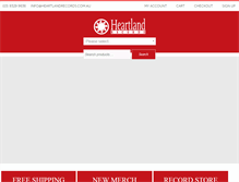 Tablet Screenshot of heartlandrecords.com.au